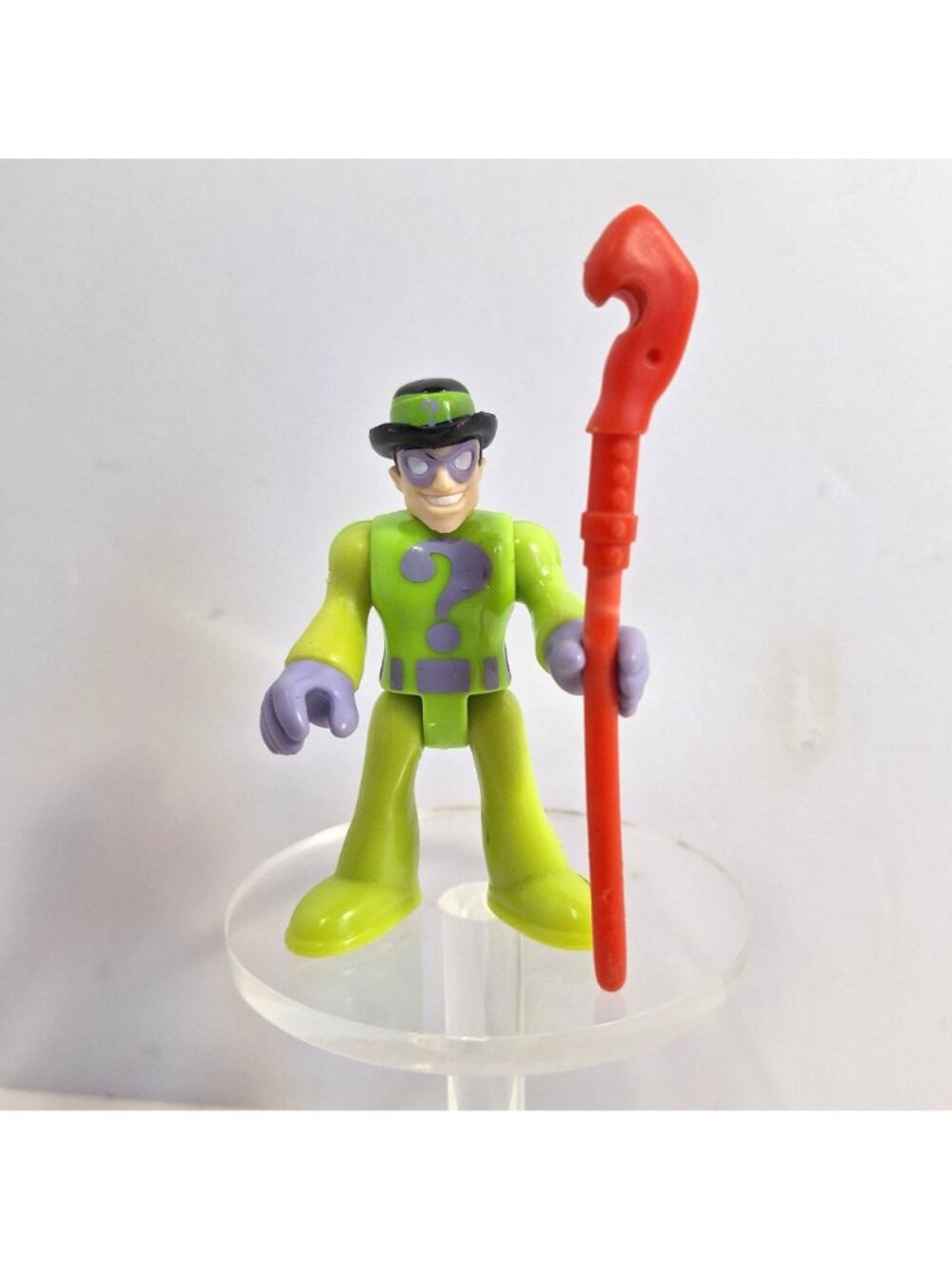 Imaginext Riddler Red Staff DC Super Friends Figure - Picture 11 of 11